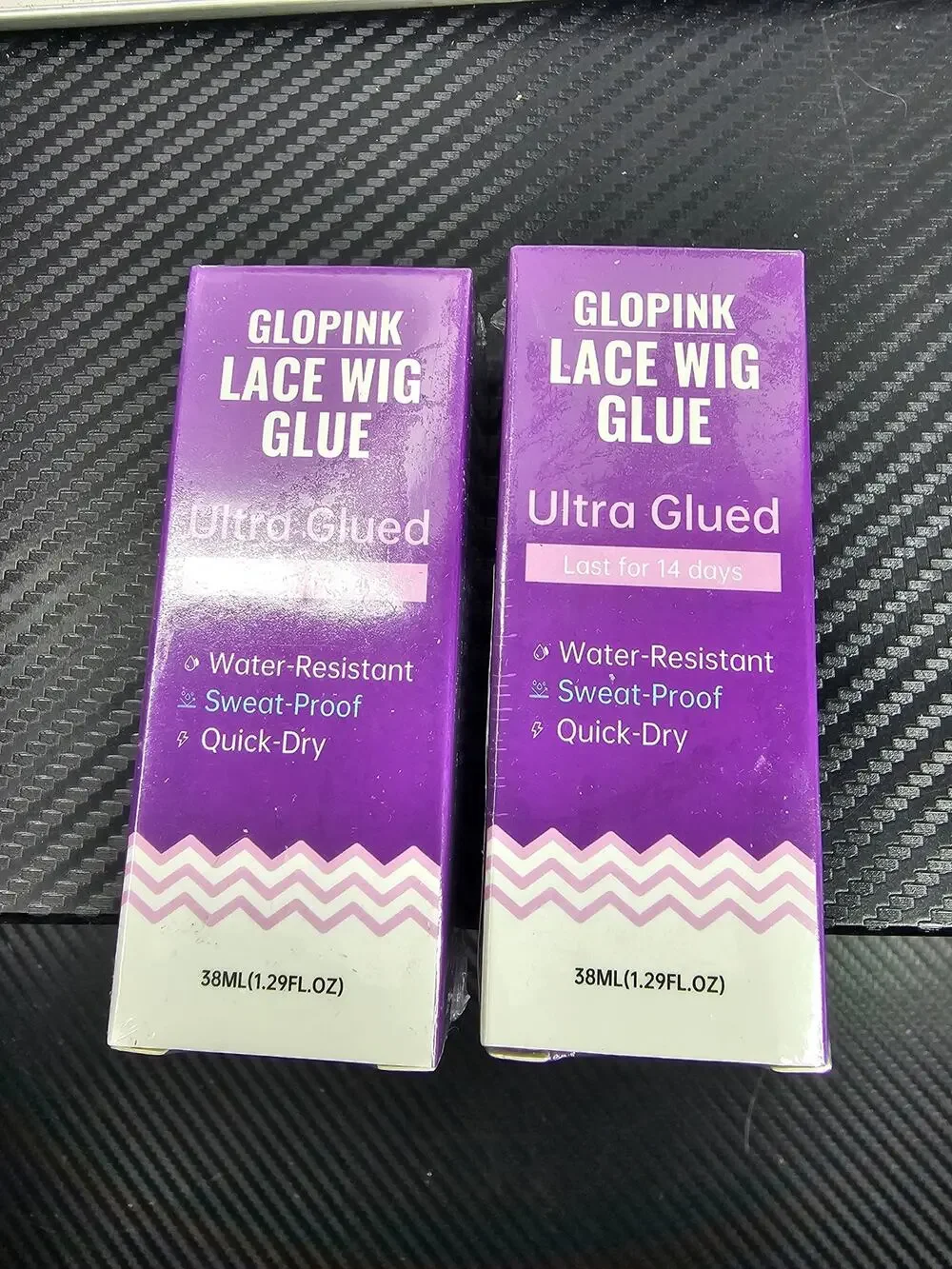 2x Glopink Ultra Glued Lace Wig Glue (38ml)